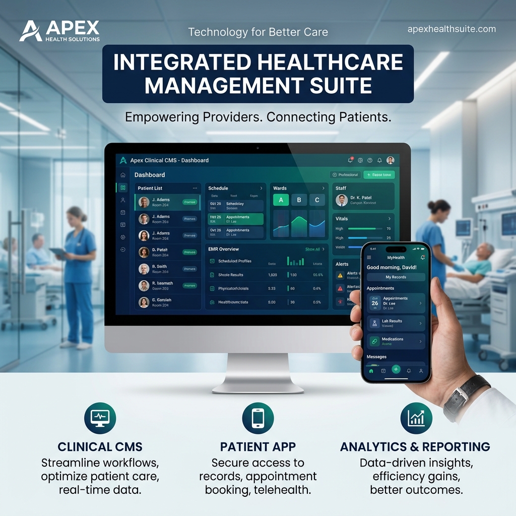 Hospital CMS and Patient Mobile App