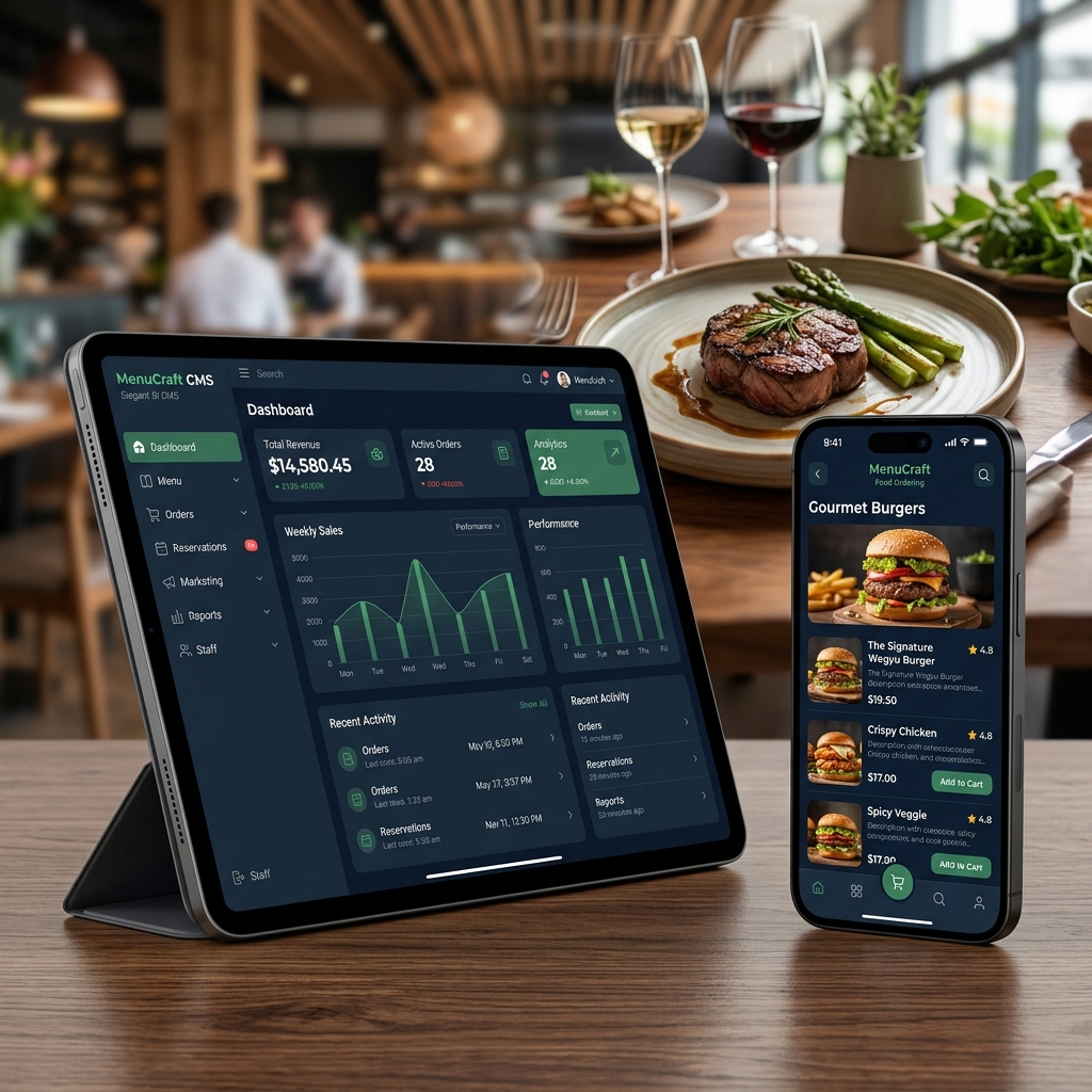 Restaurants CMS and Mobile App